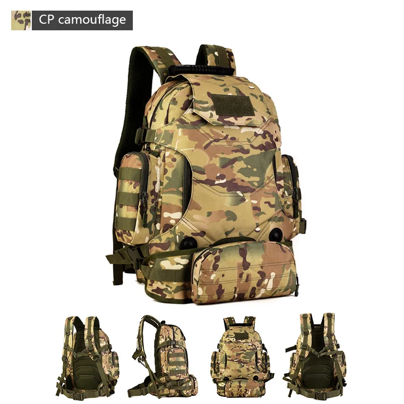 CP 40л тактический рюкзак 2 в 1 военные сумки армейский Рюкзак Molle уличная спортивная сумка мужская походная дорожная сумка для альпинизма - Цвет: CP
