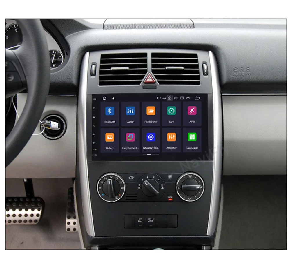Excellent NaviFly 9" IPS DSP Auto gps navigation Android 9 Car radio player for Mercedes Benz B200 A B Class W169 W245 Viano Vito Sprint 4