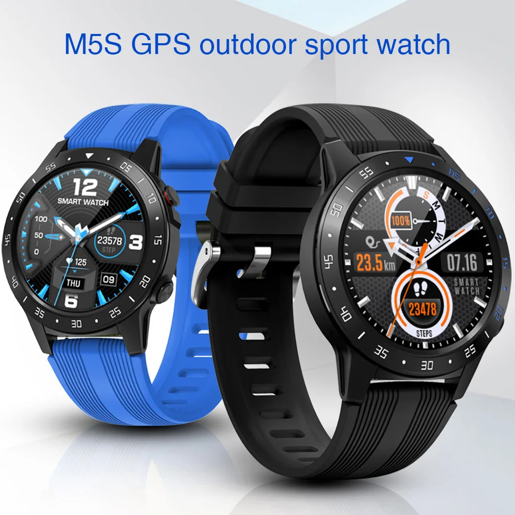  M5S Fitness Tracker Herzfrequenz Blutdruck Erwachsene Volle HD Touchscreen Smart Uhr Wasserdichte S