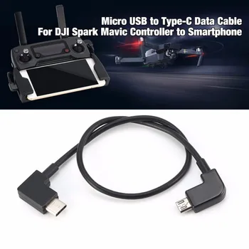 

Data Cable For DJI Spark Mavic Pro Platinum Air Controller Micro USB to Type-C Port Adapter Line for Smartphone Tablet Hot Sale