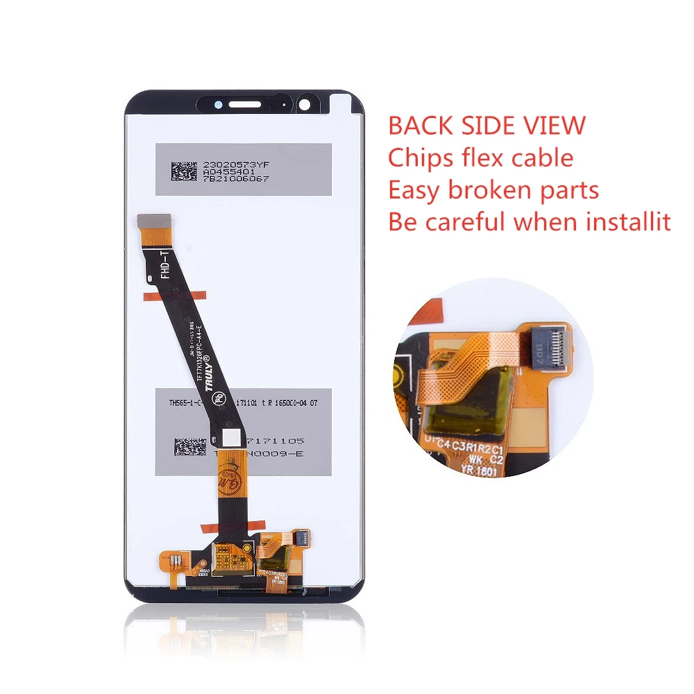 Сменный сенсорный ЖК дисплей для HUAWEI P Smart 2018 5 65 дюйма Enjoy 7S FIG LX1 L21 L22|Экраны