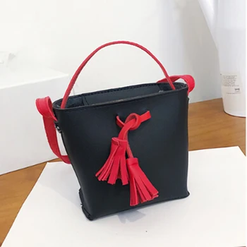 

Children Fashion Wallet Mini Satchel Portable Bag with Tassel Single-shoulder Bag Fashion Bags for Children