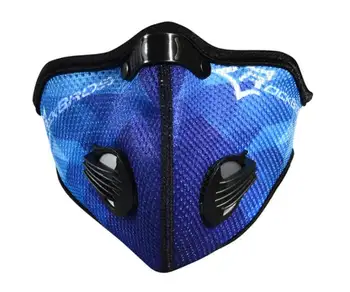 

two Valves Activated Carbon Filter Respirator Resuable KN 95 KN 99 PM2.5 pullution pretective face skin mask shield tool