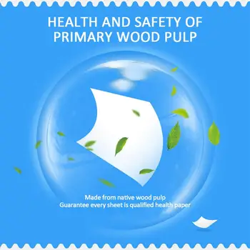 

Toilet Roll Toilet Paper Thickening Soft Security White 12pcs/Suit Wood Pulp Butt Hotel Durable Tampon Family