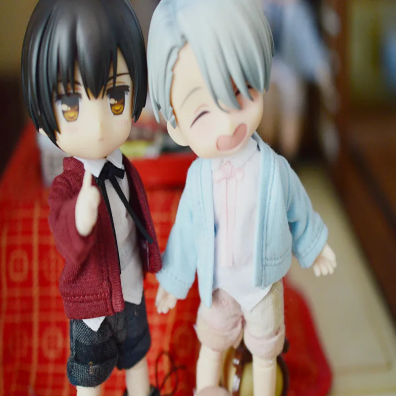 1/12 Кукла форма OB11 кардиган Obitsu11 рубашка Короткой (подходит для BJD12 Cu-Poche средние) |