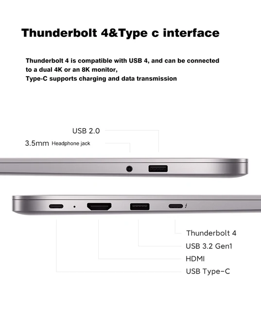Xiaomi Mi RedmiBook Pro 15 Laptop 15.6" Notebook i5-11300H 16GB DDR4 512GB SSD Intel Iris Xe 3.2K 90Hz Win10 Laptops PC 100%sRGB 3
