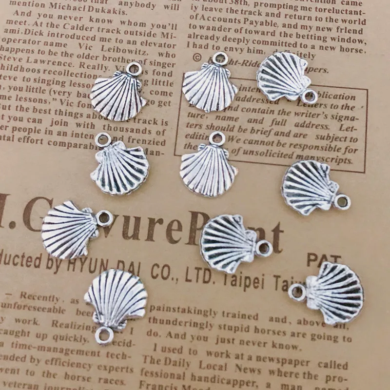 19x16mm 30 шт. Подвески Рождественские елки 21x15 мм тибетские посеребренные Подвески антикварные ювелирные изделия Сделай Сам ручной работы - Окраска металла: 19x16mm
