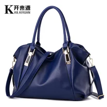 100% bolsos de mano de cuero genuino para mujer 2019nuevo bolso clásico de moda casual bolso cruzado de mano suave para mujer(China)