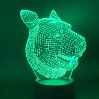 

Led Night Light Tiger Animal Light for Children Bedroom Night Light Lamp Touch Sensor For Kids Gift Modern 3D Lamp Nightlight