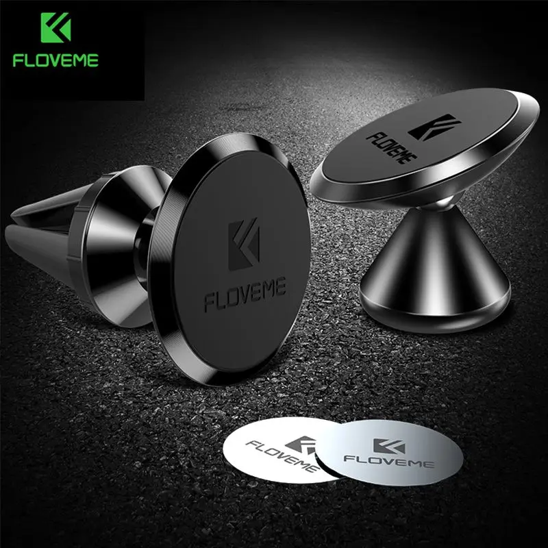 

FLOVEME Magnetic Car Phone Holder Stand For iPhone XS Max XR Xiaomi Huawei Mate 20 Holder Stand For Phone 360 Auto Car Air Mount