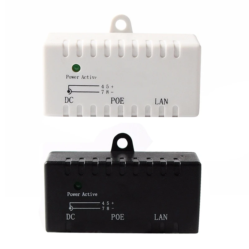Poe разветвитель Инжектор Rj45 Dc 5 мм x 2 1 вход пассивный фотоадаптер для Ip сетевой