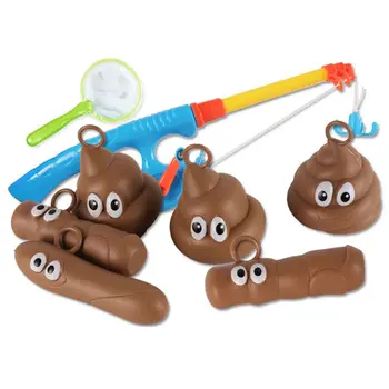 

Bathroom Playing Fishing Toys Saves Stool Kids Cognition Puzzle Toys Child Interactive Games with Friends