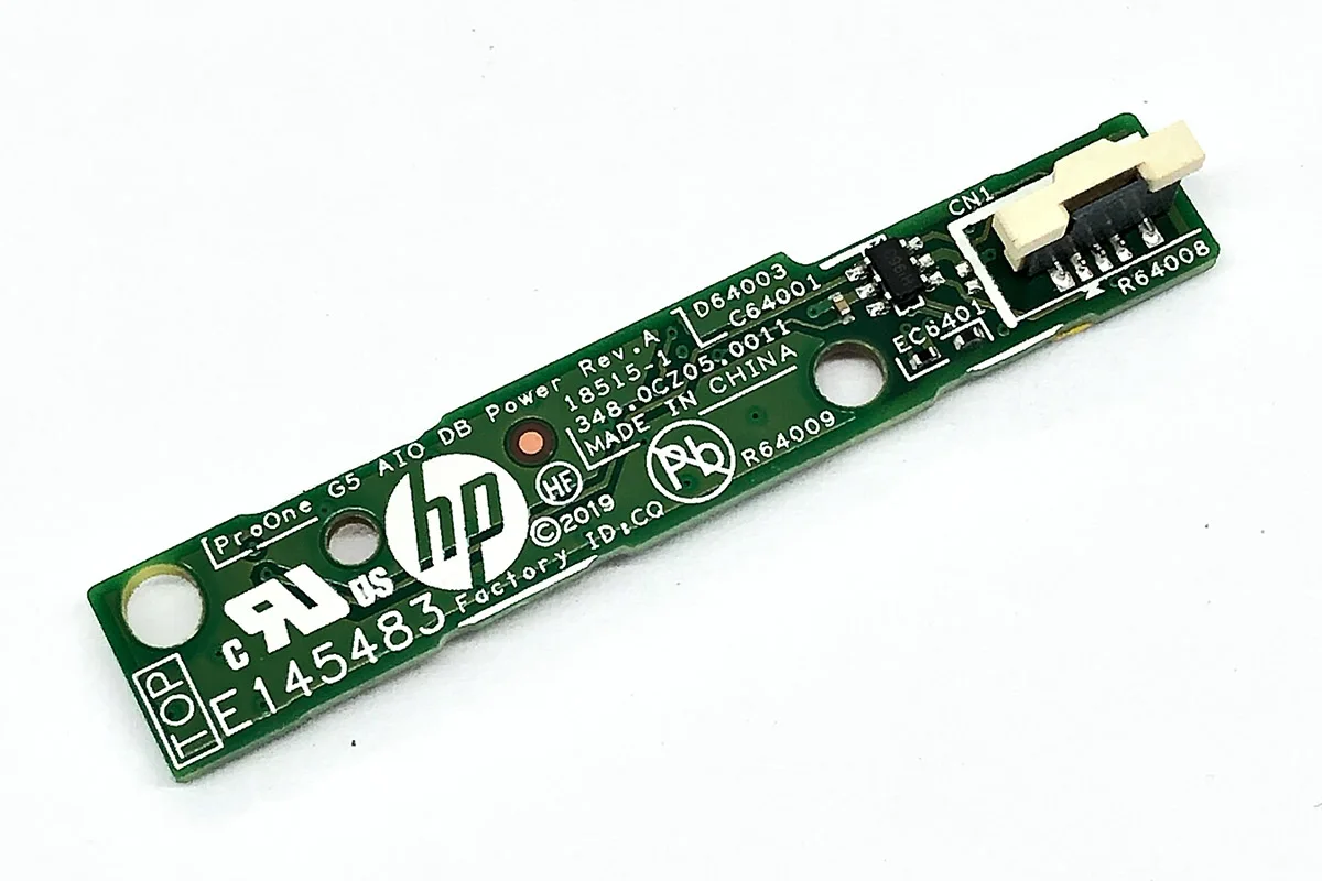 惠普 HP ProOne 600 G4 400 G5 电源开关小板 Power Button Card Reader board 348.0B714.0011 L11798-001 Pro One G5 AIO DB Power