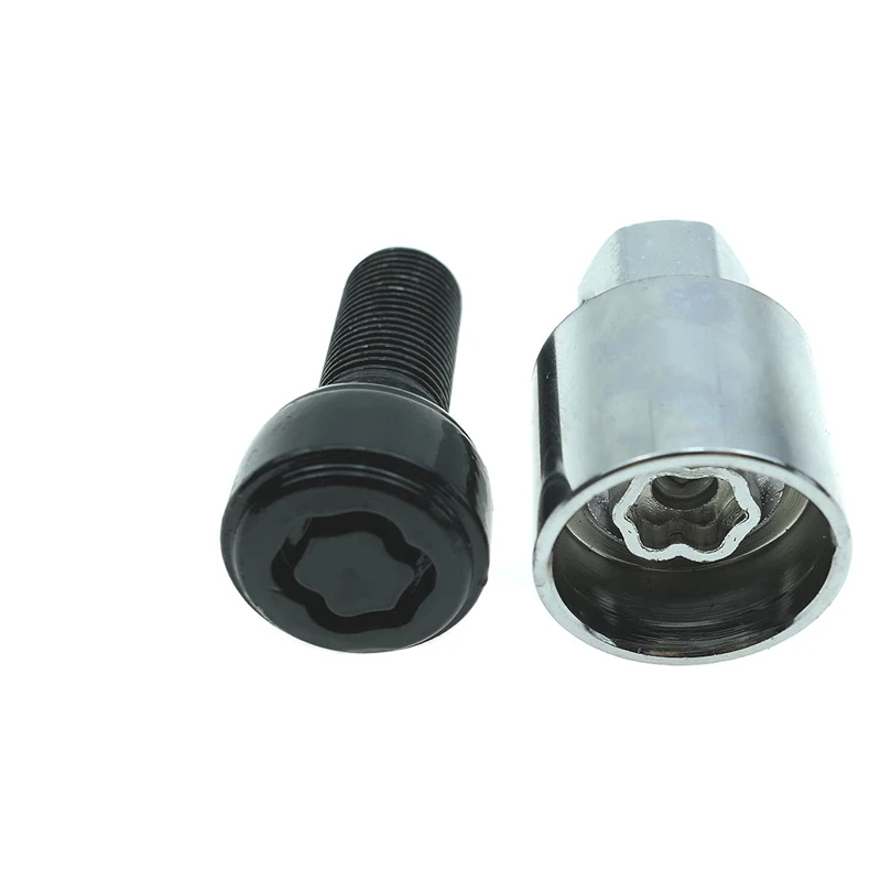 Wheel Locking Hub Anti-Theft Wheel Stud Bolt Locks 14X1.25MM for BMW High Security Type Wheel Lock Set 36136792851