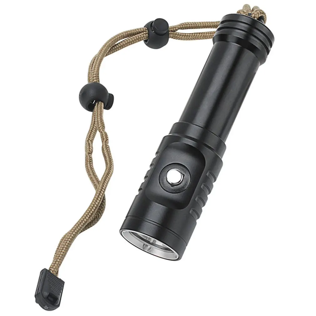 

Diving Light Flashlight Usb Charge Work Light Warning Light Multi-Function Camping Light Flashlight Waterproof Sale
