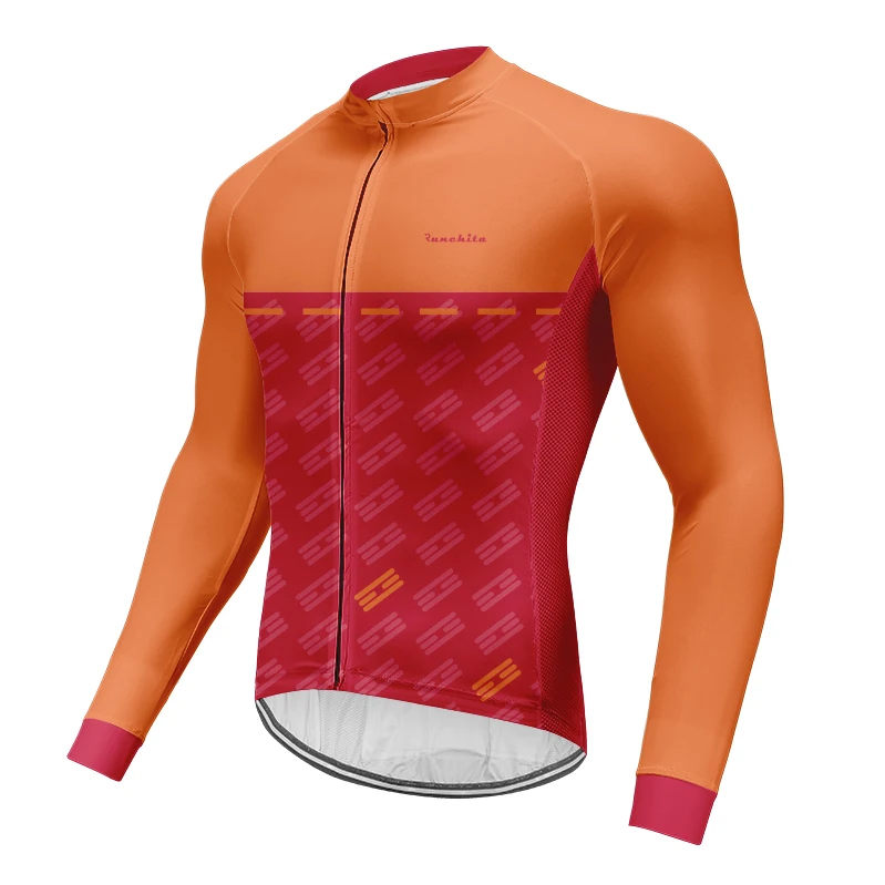 RUNCHITA Высокое качество Велоспорт Джерси с длинным рукавом MTB велосипедная одежда горный велосипед спортивная одежда для велоспорта Одежда