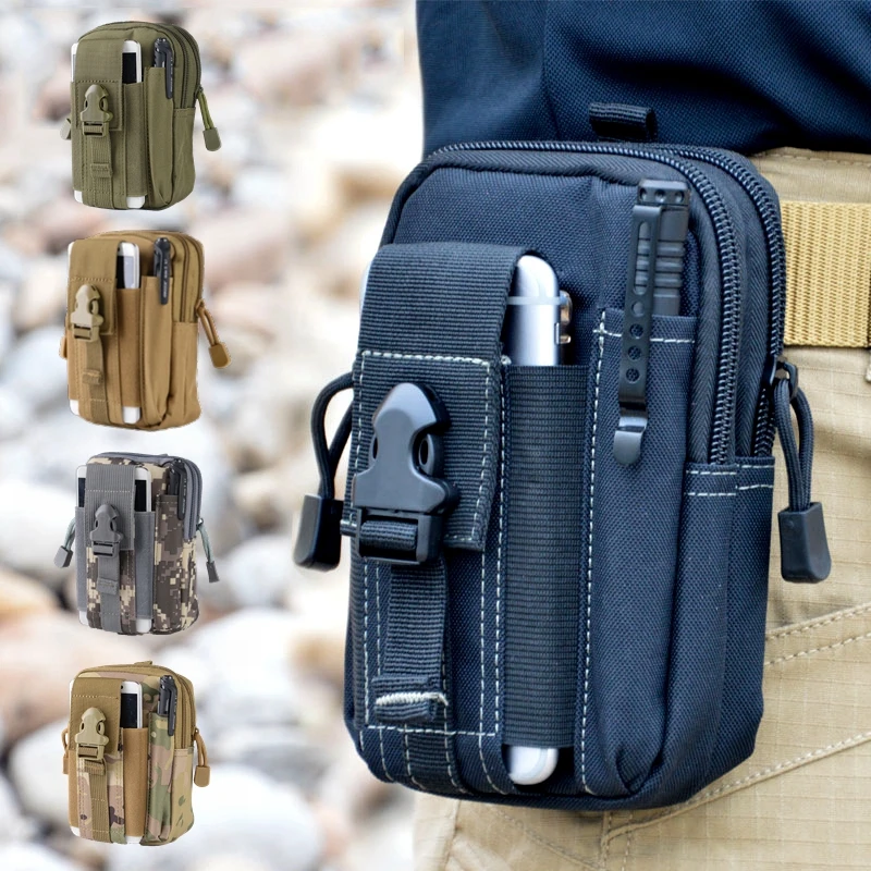 Pouch Military Hunting Tactical Fanny-Pack Phone-Bag Waist-Bag Molle-Belt Nylon Waterproof