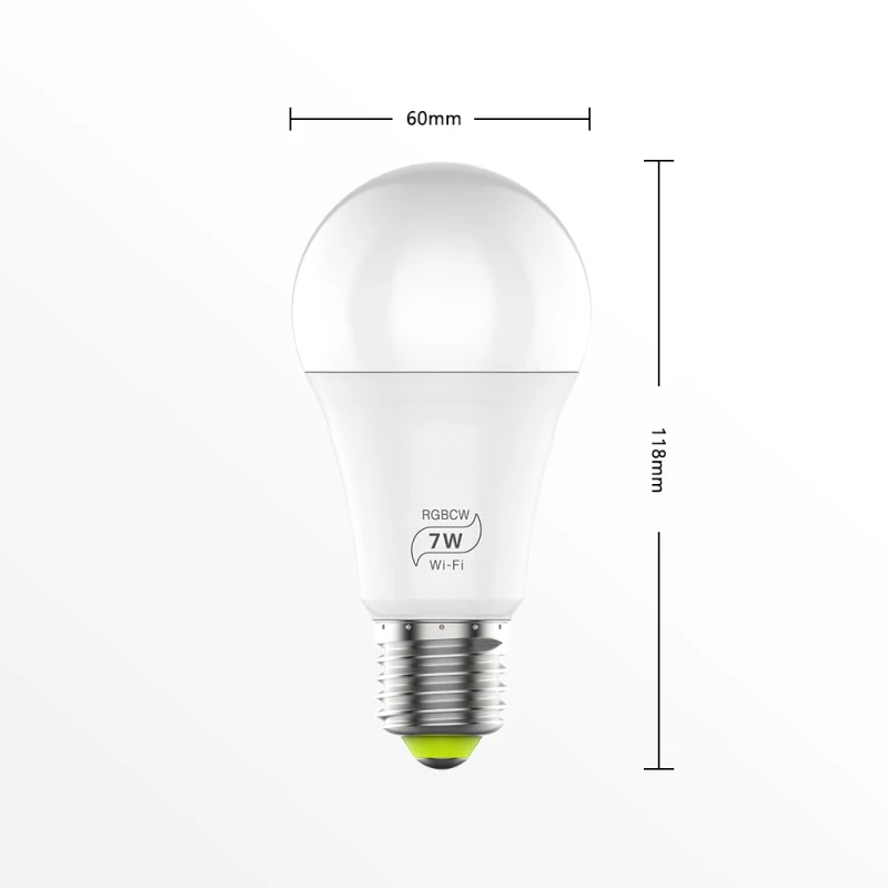 1/3 шт. Smart WiFi светильник Шарообразная светодиойдная лампа 4,5/7/11 Вт RGB/RGBW E27 Wake-Up теплые светильник s работать с Alexa Google Home рождественскую тематику, раздел-светильник s