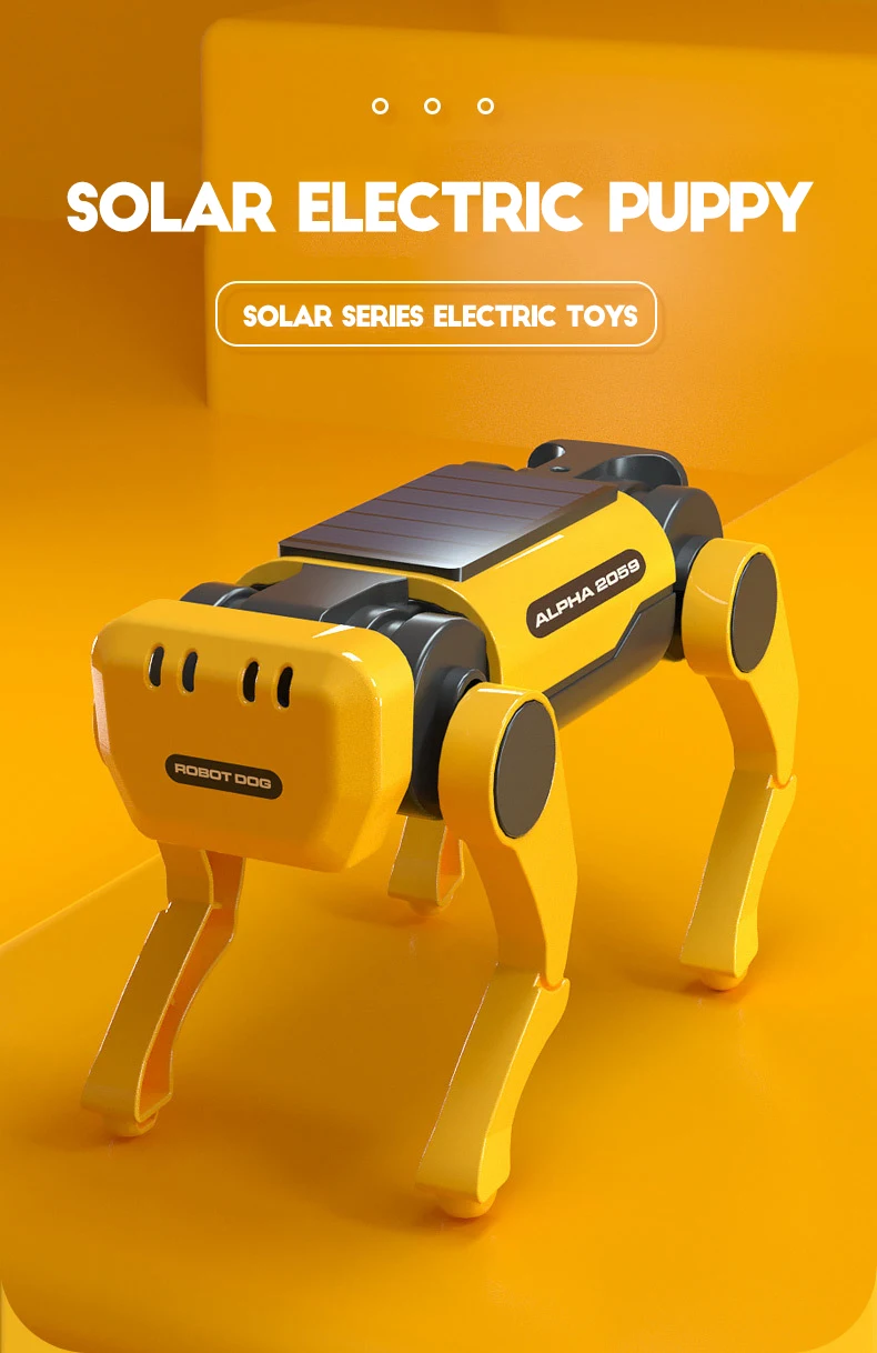 Harden bizon scherm Bionische Smart Robot Hond Vee Speelgoed Model Zonne energie Viervoeter  Puzzel Assembleren Speelgoed Wetenschap Onderwijs Stoom Kerstcadeau| | -  AliExpress
