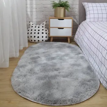 

Super Soft Gradient Carpet Colorful Long Plush Soft Rug Sheepskin Rug Indoor Modern Shag Area Rug Baby Nursery Rug