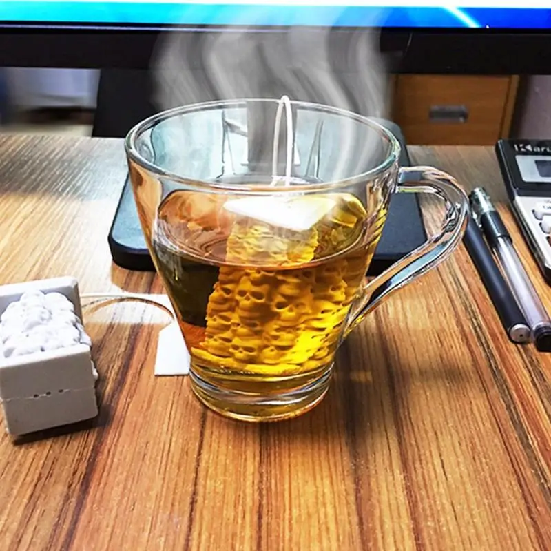 Новинка для здорового питания, высококачественный вкус всего Infuser башня керамика череп башня мешок Кофе ситечко
