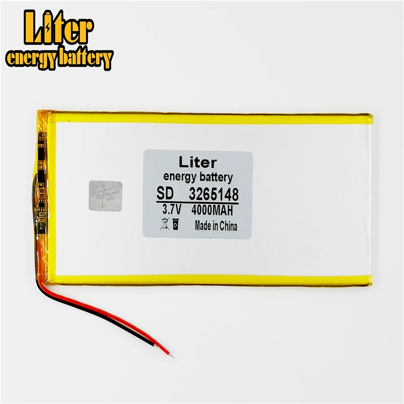 chi for hi8 3265148 4000mah polymer lithium battery 3.7 V tablets