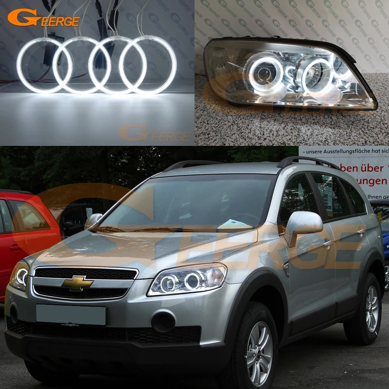 Для Chevrolet Captiva S3X 2006 2007 2008 2009 2010 отличный ультра яркий CCFL ангельские глазки Halo набор