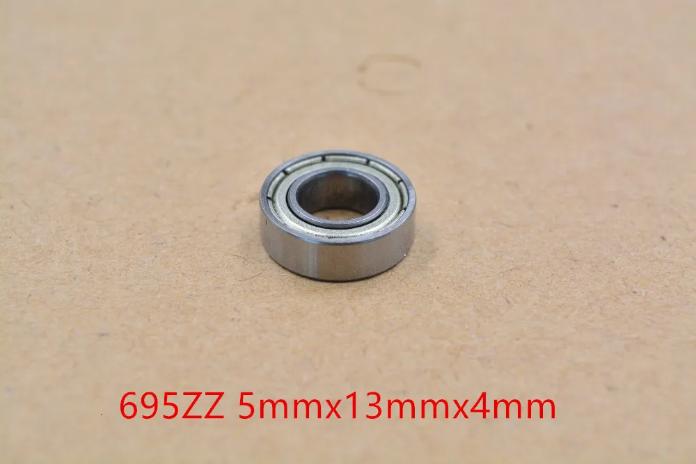 

F695ZZ Flanged Bearing 695ZZ Mini Metal Double Shielded Radial shaft Ball Bearings Smooth operation 5mmx13mmx4mm