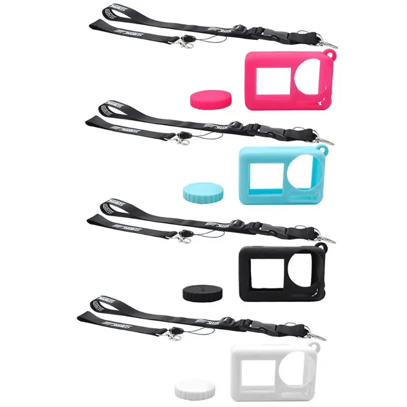 

Durable Scratch Resistant Frame Protective Silicone Cage Shell Cover Lens Case for DJI Osmo Action Camera Accessories