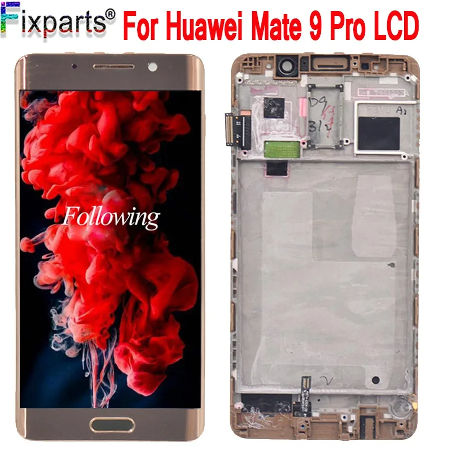 5," для huawei mate 9 Pro ЖК-дисплей+ кодирующий преобразователь сенсорного экрана в сборе с рамкой Замена для huawei mate 9 Pro lcd