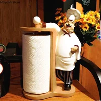 Resin Kitchen Paper Towel Holder Creative Household Paper Roll Holder Vertical Chef Paper Towel Holder Toilet Paper Towel Tube 1