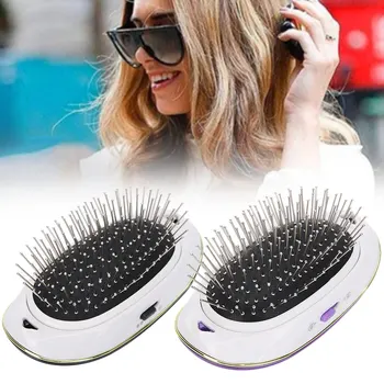 

Electric Hairdressing Comb Negative Ion Anti-static Scalp Vibration Massage Comb Promote The Blood Circulation Of The Scalp