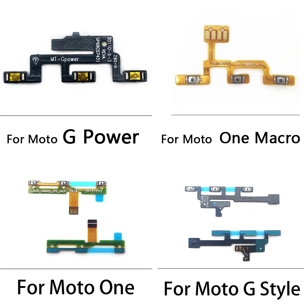 Flex Power Per Moto G5S G30 G6 G7 G8 Riproduci G7 G8 Power Lite G4 G5 G6 G7 G8 Plus One G Style Accensione Off Volume Tasto Tasto Flex
