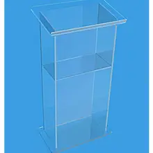 Прозрачная акриловая Трибуна для встречи, прозрачная плексигласовая трибуна, подиум, украшение для стола, мебель из оргстекла