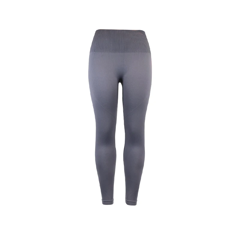 dark gray IWUPARTY энергетические Бесшовные Спортивные Леггинсы для тренировок с эффектом пуш-ап, одежда для фитнеса, штаны для йоги с высокой талией, женские эластичные обтягивающие штаны для спортзала - Цвет: dark gray