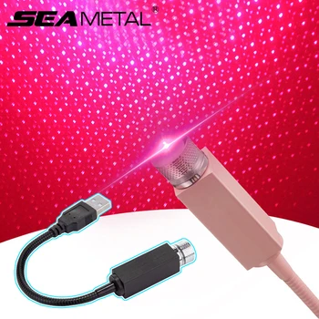 

Car Accessories Auto Decorative Roof Night Lights USB Mini laser projector Car Adjustable Star Atmosphere Lamp LED Auto Assembly