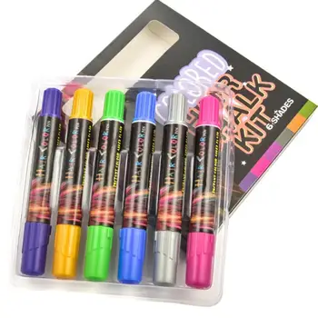 

6pcs Hair Chalk Set Mild And Non-irritating Temporary Hair Dye Hair Chalk Pens Crayons maquiagem