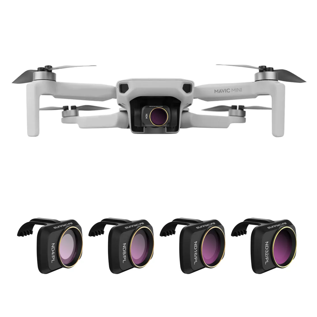 Promo ZSV Sunnylife 4Pcs ND/PL4 ND8/PL ND16/PL ND32/PL Camera Lens ND/PL Filters for DJI Mavic Mini Drone 