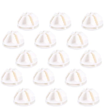 

20 Pcs Grid Cube Connector Abs Connectors For Wire Cube Storage Shelving (White)
