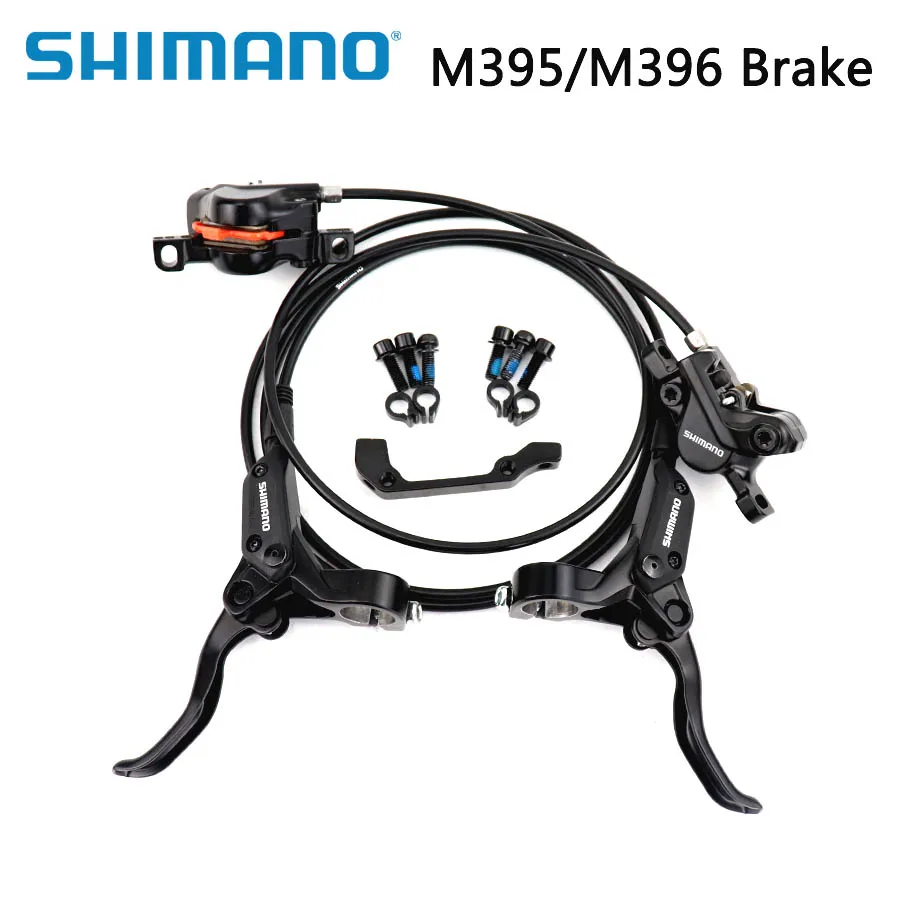 Shimano ALIVIO M395 M396 MTB зажим передний и задний для горного велосипеда Гидравлический дисковый тормоз набор Аксессуары для велосипеда