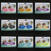 Очки для плавания с зажимом для носа и ушной затычкой для взрослых и детей из водонепроницаемого прозрачного стекла для мужчин и женщин для дайвинга