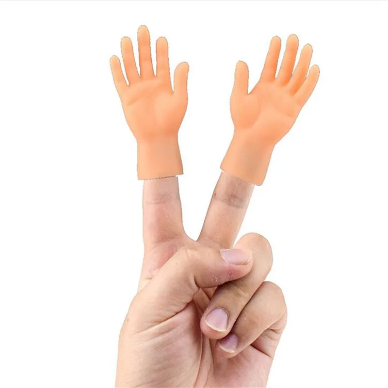 2Pcs/Lots Mini Adult Kid Novelty Toys Funny Finger Fidget Small Hand Palm Tease Cat Pet Gags Joke Party Halloween Cosplay Props | Игрушки и