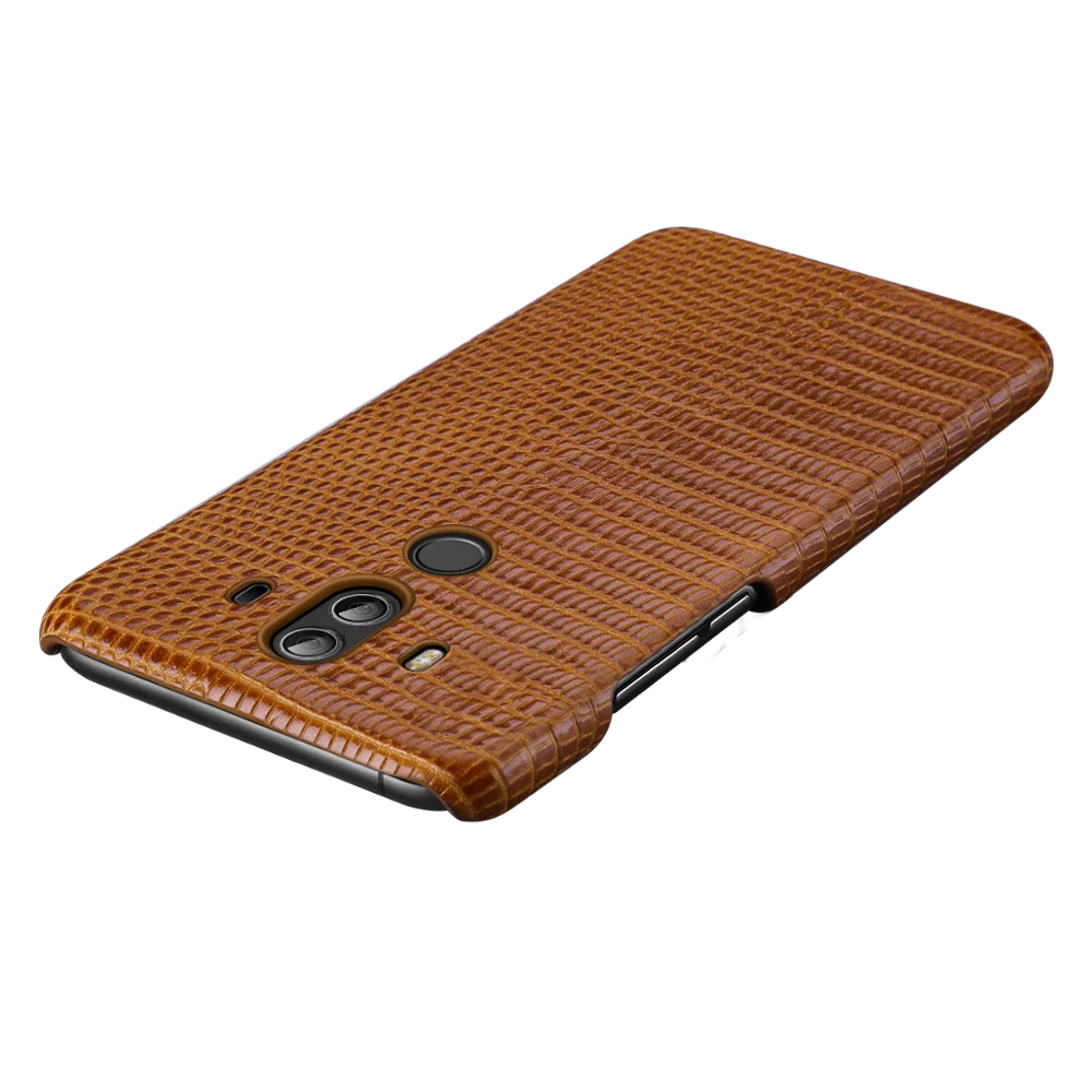 Для huawei Mate 10 Pro чехол для телефона Роскошный чехол из натуральной кожи с узором ящерицы ручной работы Классический чехол для huawei P20 P30 Pro