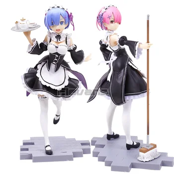 

Re Zero Starting Life in Another World Rem Ram 1/7 Scale PVC Figure Collectible Model Toy