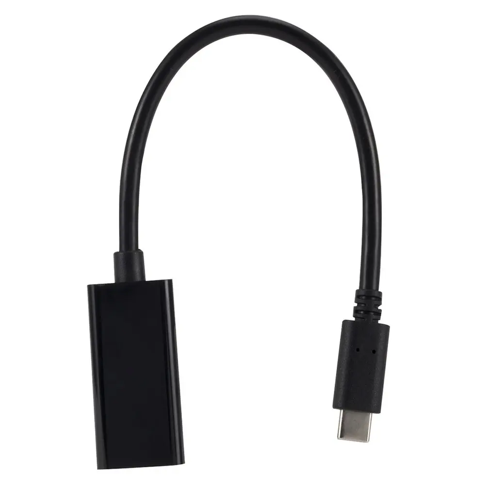 Черный тип-c USB 3,1 кабель адаптер для мужчин и женщин 1080P USB-C видео конвертер для ПК для Macbook