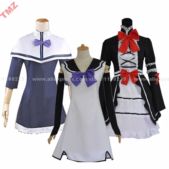 Костюм для косплея Brynhildr в темноте Gokukoku no Kuroha Neko группа персонажей аниме
