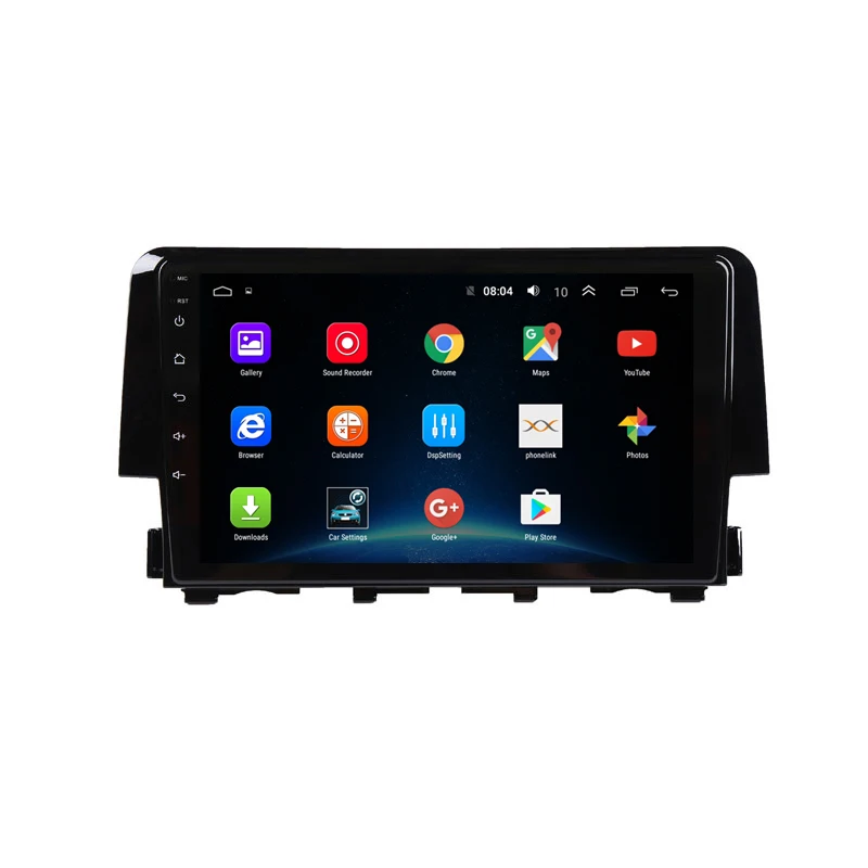 Best 9" Android 9.1 Car DVD Multimedia Player GPS For honda CIVIC 2016 audio car radio stereo navigation bluetooth wifi 19