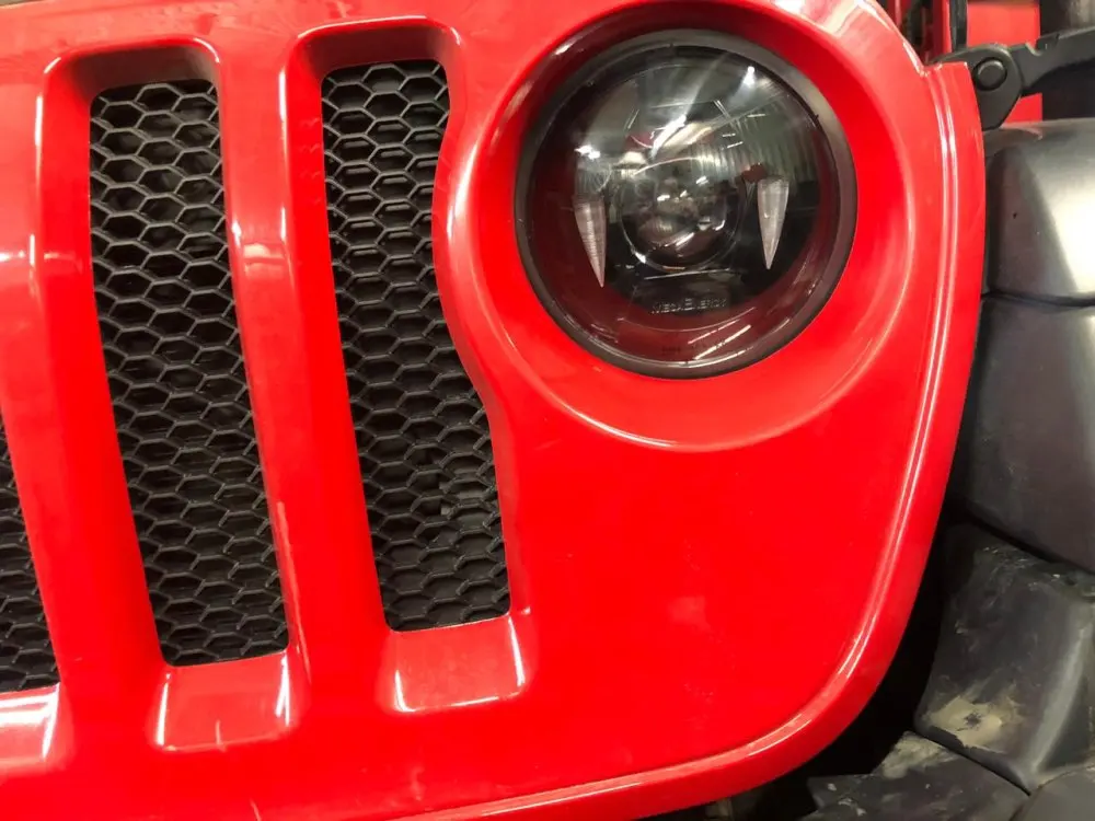 9-дюймовый Автомобильный светодиодный проектор круглые фары с DRL для Jeep Wrangler JL серии