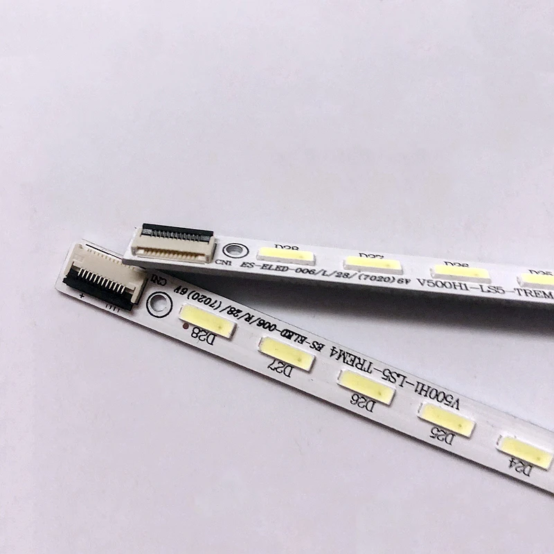 100 New 2 PCS LED strip for LE50D8800 V500HJ1 LE1 V500H1 LS5 TLEM6 V500H1 LS5 TREM6 4