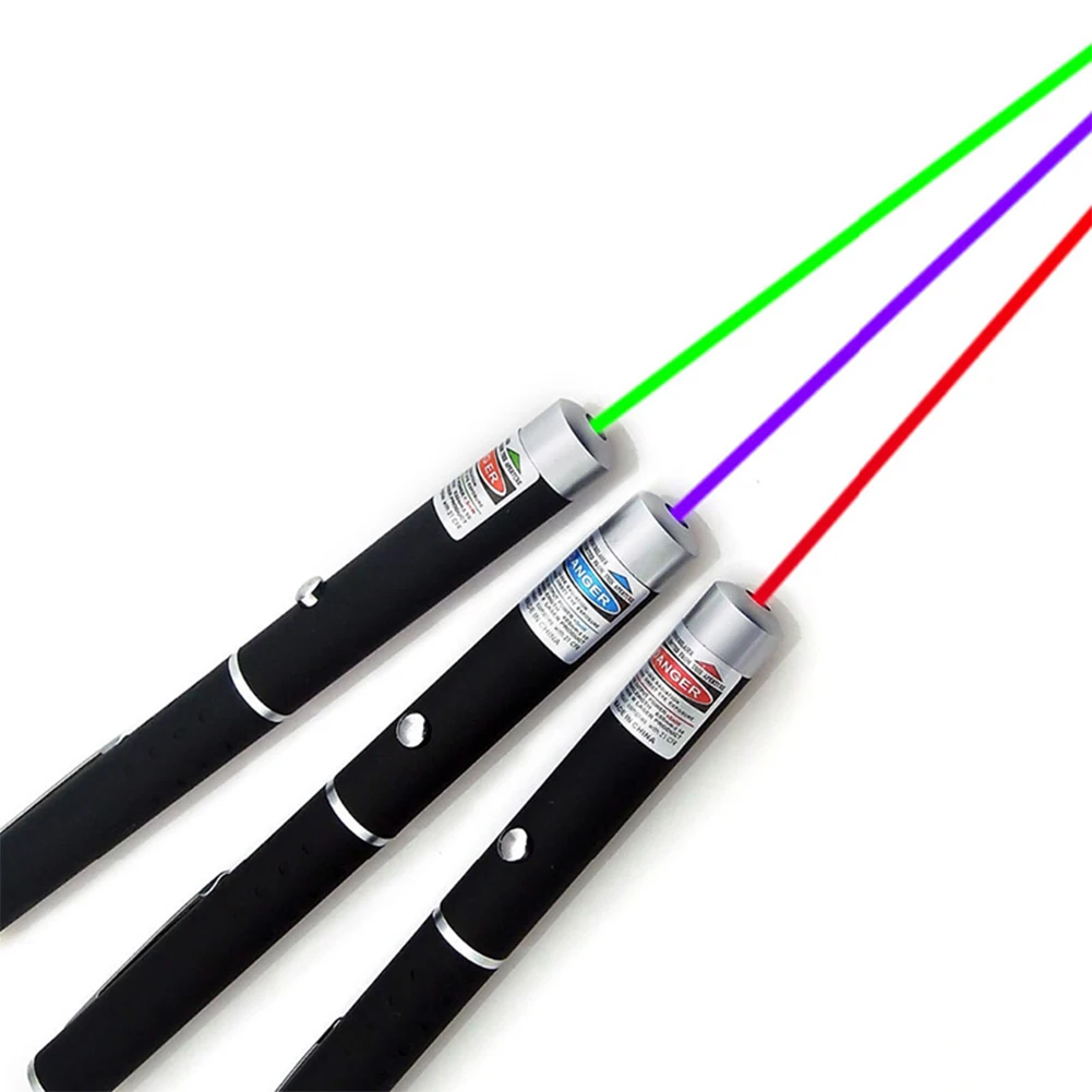 Зеленый Красный Синий Фиолетовый лазер пен 5MW 532 405 650nm High Power Laser Pointer медь +